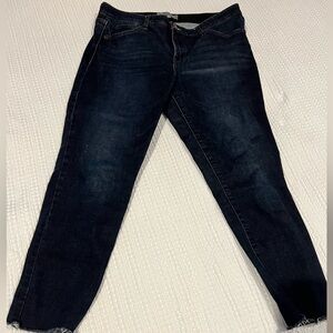 Dark wash Wit & Wisdom jeans.